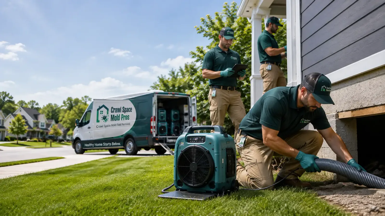 Crawl Space Mold Removal in Butler, WI